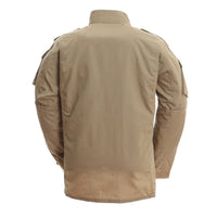 Conjunto de pantalón y chaqueta de combate BDU color tostado Rip Stop 65/35 poliéster/algodón