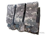 Bolsa para cargadores DLP Tactical Triple Stacker (capacidad para 6 cargadores) .223/5.56 MOLLE 