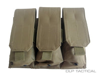 Bolsa para cargadores DLP Tactical Triple Stacker (capacidad para 6 cargadores) .223/5.56 MOLLE 