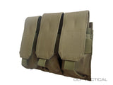 Bolsa para cargadores DLP Tactical Triple Stacker (capacidad para 6 cargadores) .223/5.56 MOLLE 