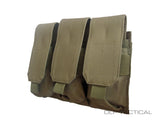 DLP Tactical Triple Stacker (Holds 6 Mags) .223/5.56 MOLLE Magazine Pouch