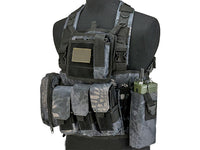 Chaleco táctico DLP RRV Chest Rig MOLLE con cuatro bolsillos