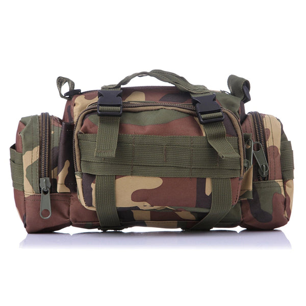 Tactical Sling Chest Bag  Camo Shoulder Molle Bug Out Bag